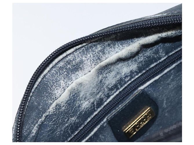 GUCCI Micro GG Supreme Shoulder Bag PVC Navy Gold 007 084 0423 - vista 19