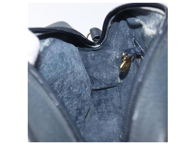 GUCCI Micro GG Supreme Shoulder Bag PVC Navy Gold 007 084 0423 - vista 23