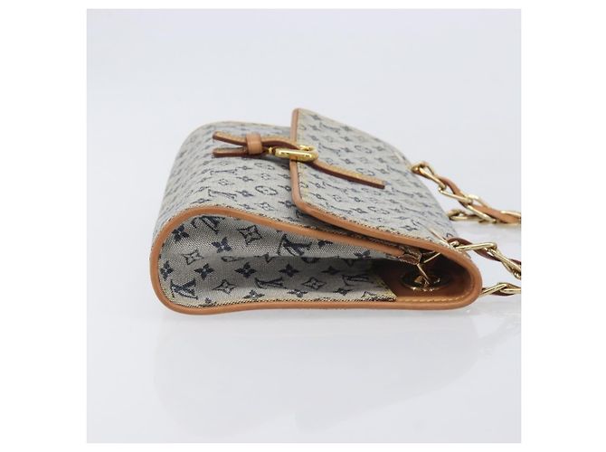 LOUIS VUITTON Monogram Mini Camille Chain Bag Blue M92002 LV - vista 5