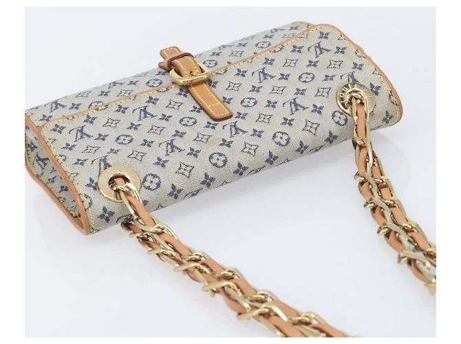 LOUIS VUITTON Monogram Mini Camille Chain Bag Blue M92002 LV - vista 8