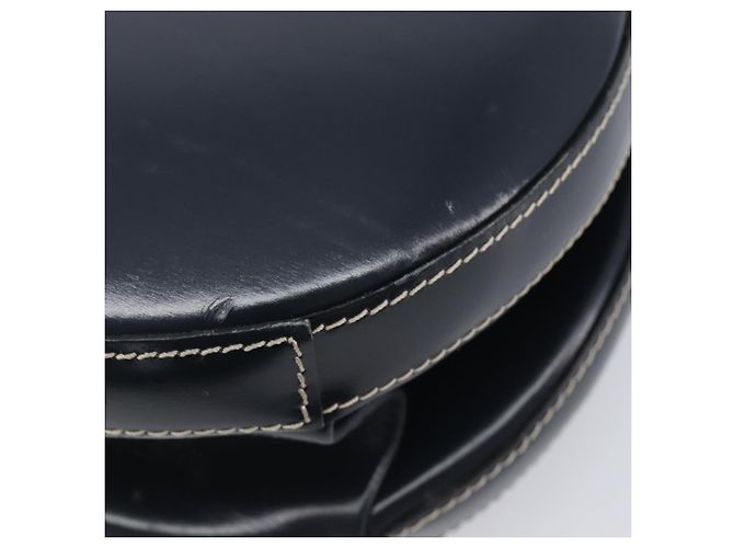 LOEWE Hand Bag Leather Navy Gold - vista 16