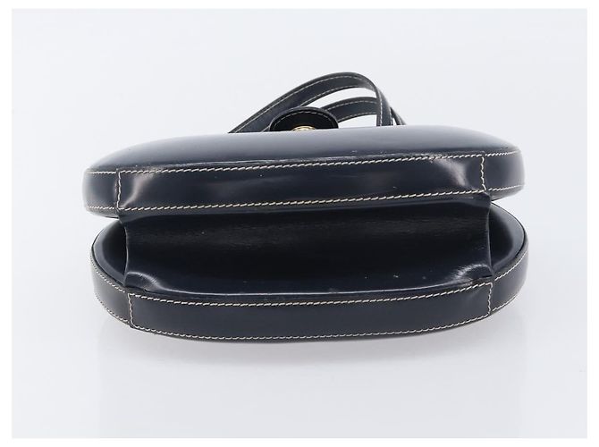 LOEWE Hand Bag Leather Navy Gold - vista 5