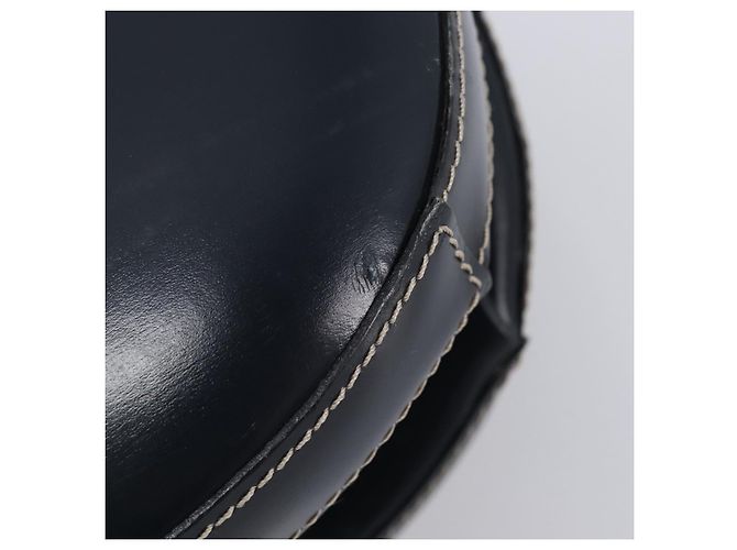 LOEWE Hand Bag Leather Navy Gold - vista 9