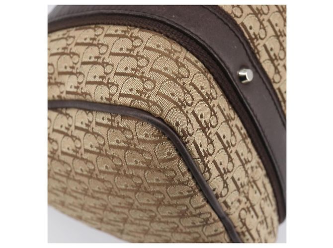 Christian Dior Trotter Canvas Hand Bag Beige Silver - vista 15