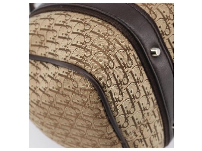 Christian Dior Trotter Canvas Hand Bag Beige Silver - vista 17