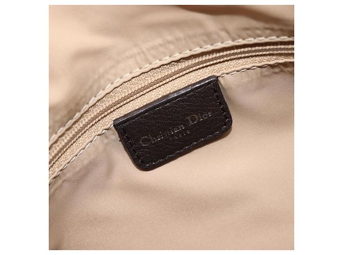 Christian Dior Trotter Canvas Hand Bag Beige Silver - vista 21
