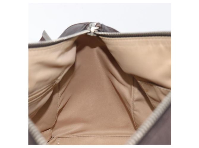 Christian Dior Trotter Canvas Hand Bag Beige Silver - vista 22