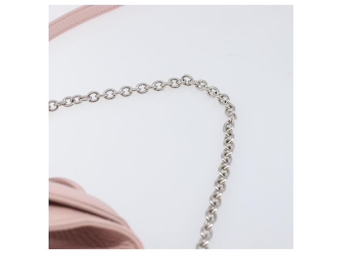 Tiffany & Co TIFFANY&Co. Return to Chain Shoulder Bag Leather 2way Pink Silver - vista 15