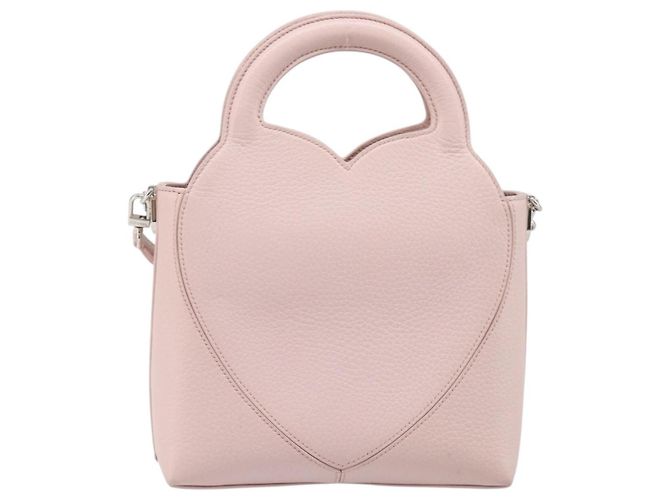 Tiffany & Co TIFFANY&Co. Return to Chain Shoulder Bag Leather 2way Pink Silver - vista 2
