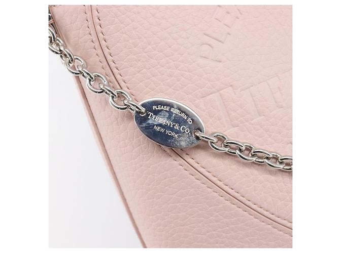 Tiffany & Co TIFFANY&Co. Return to Chain Shoulder Bag Leather 2way Pink Silver - vista 22