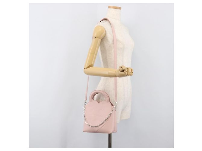 Tiffany & Co TIFFANY&Co. Return to Chain Shoulder Bag Leather 2way Pink Silver - vista 30