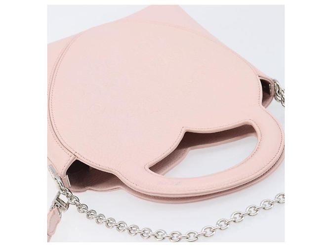 Tiffany & Co TIFFANY&Co. Return to Chain Shoulder Bag Leather 2way Pink Silver - vista 6