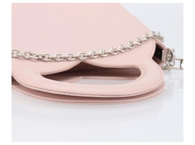 Tiffany & Co TIFFANY&Co. Return to Chain Shoulder Bag Leather 2way Pink Silver - vista 7