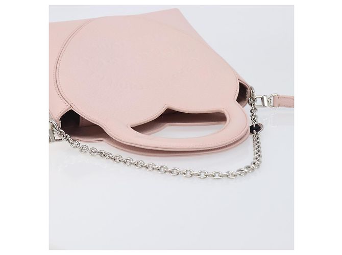 Tiffany & Co TIFFANY&Co. Return to Chain Shoulder Bag Leather 2way Pink Silver - vista 9