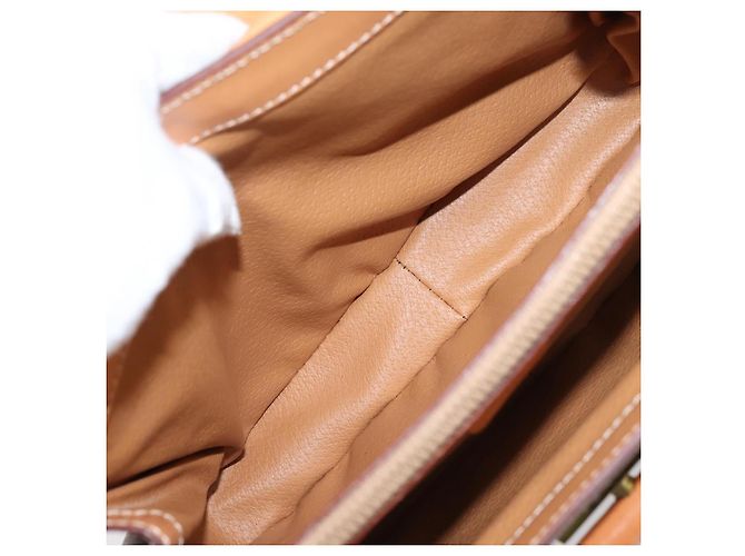 Céline CELINE Macadam Canvas Hand Bag PVC Leather 2way Brown Gold - vista 28