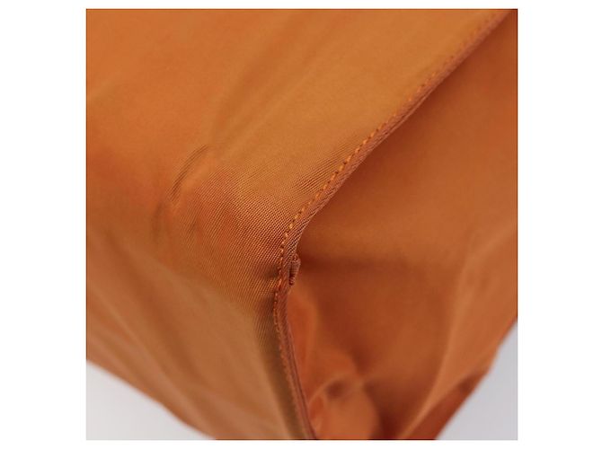 PRADA Hand Bag Nylon Orange Gold - vista 16