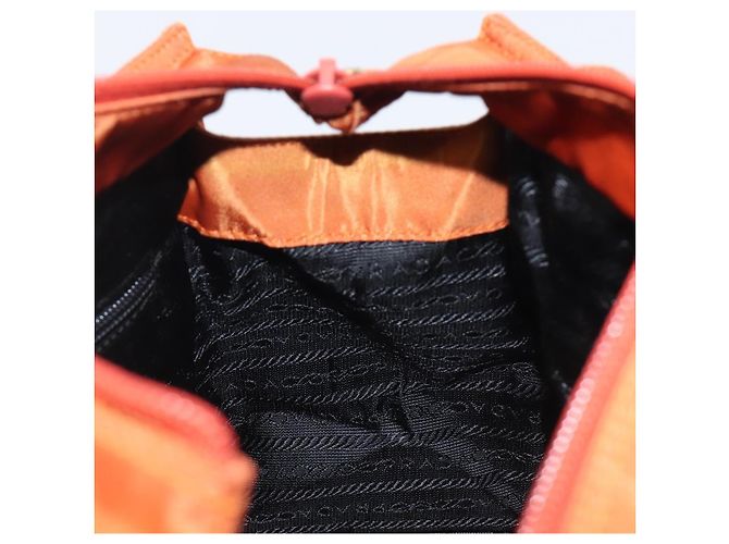 PRADA Hand Bag Nylon Orange Gold - vista 22