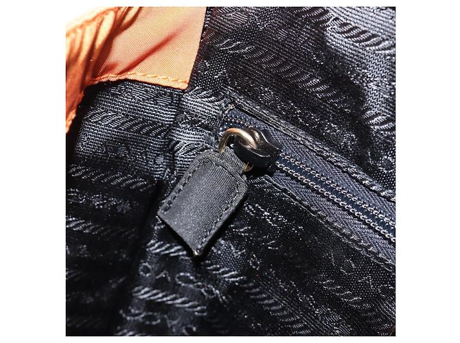 PRADA Hand Bag Nylon Orange Gold - vista 24