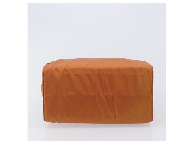 PRADA Hand Bag Nylon Orange Gold - vista 5