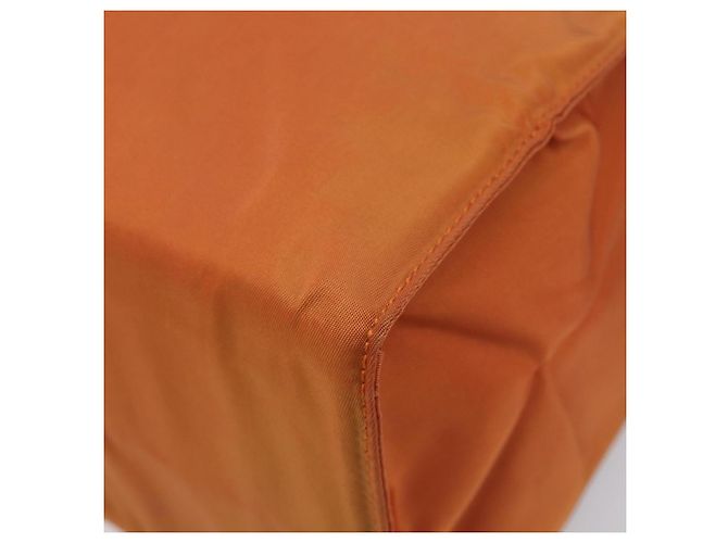 PRADA Hand Bag Nylon Orange Gold - vista 9