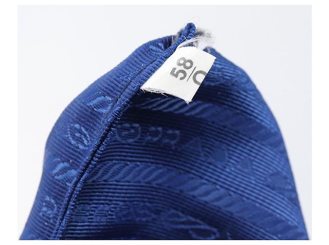 PRADA Backpack Nylon Blue Silver - vista 11
