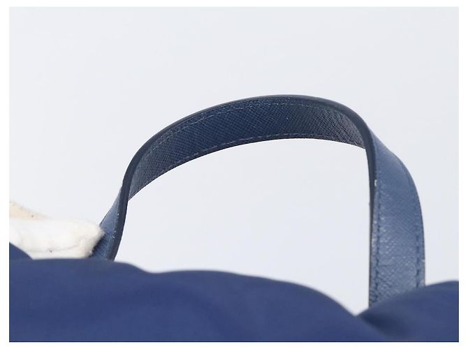 PRADA Backpack Nylon Blue Silver - vista 14