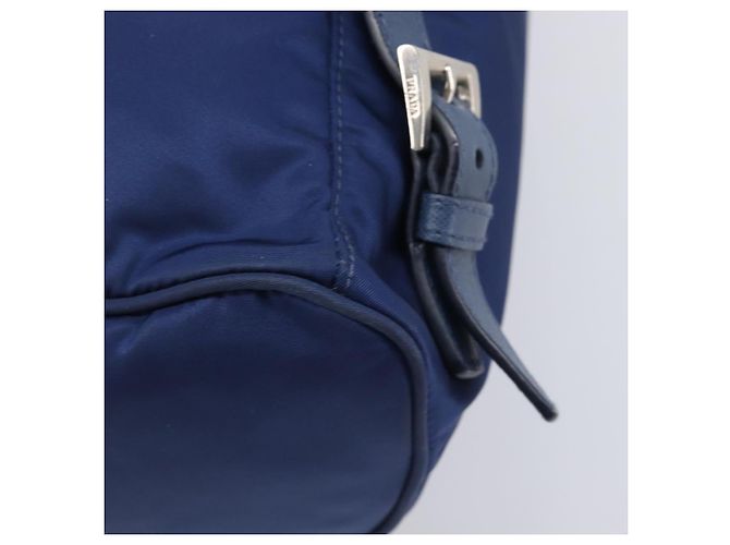PRADA Backpack Nylon Blue Silver - vista 18
