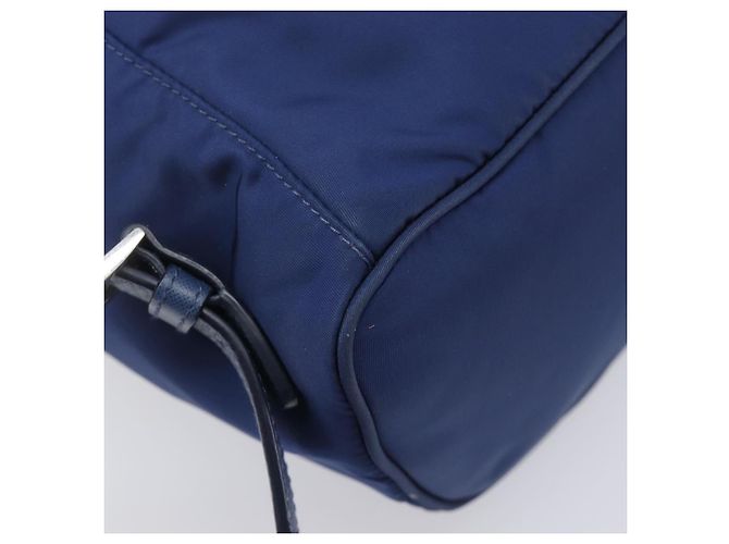 PRADA Backpack Nylon Blue Silver - vista 19