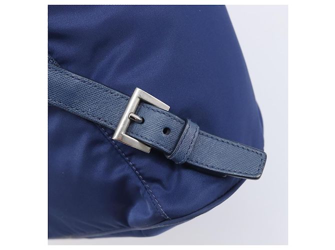 PRADA Backpack Nylon Blue Silver - vista 20