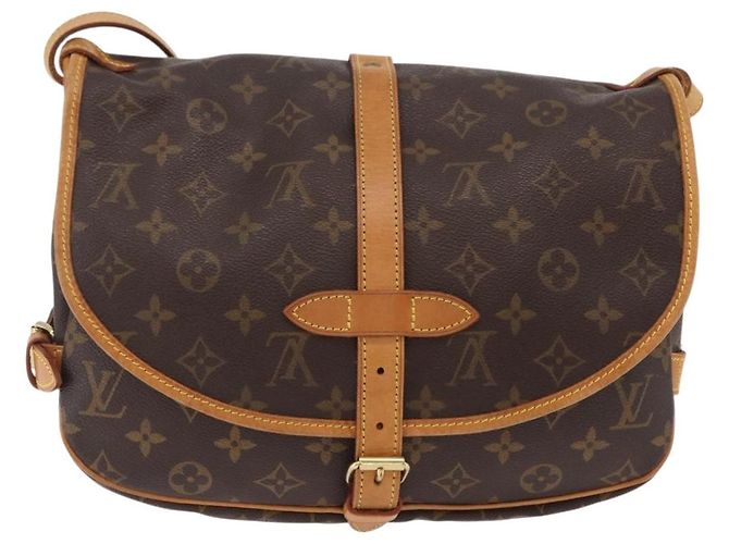 LOUIS VUITTON Monogram Saumur 30 Shoulder Bag M42256 LV - vista 2