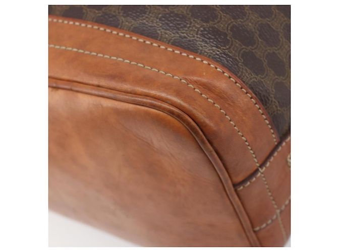Céline CELINE Macadam Shoulder Bag PVC Brown Gold Tone - vista 18