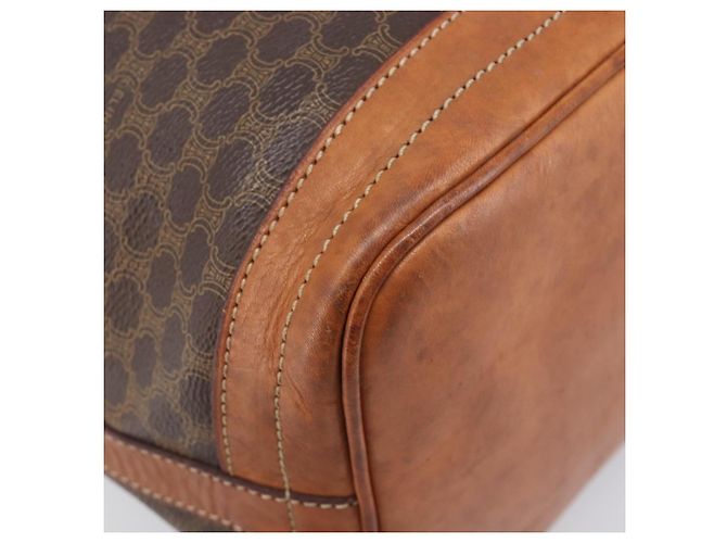 Céline CELINE Macadam Shoulder Bag PVC Brown Gold Tone - vista 19