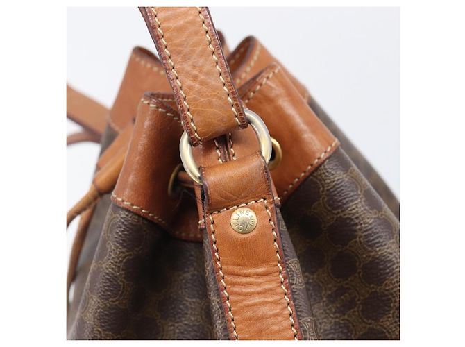 Céline CELINE Macadam Shoulder Bag PVC Brown Gold Tone - vista 20
