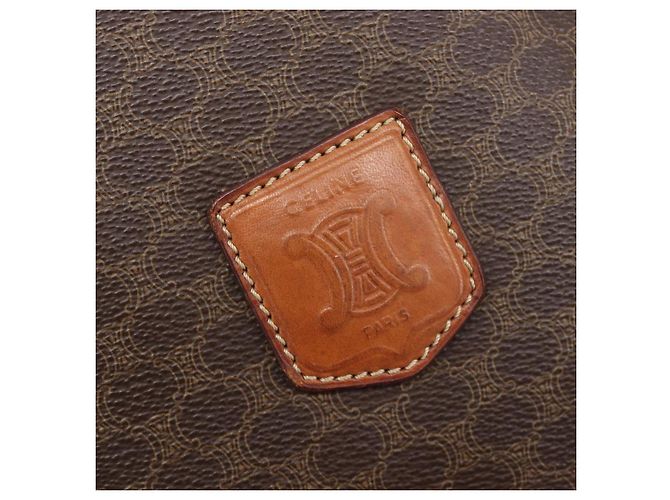 Céline CELINE Macadam Shoulder Bag PVC Brown Gold Tone - vista 22
