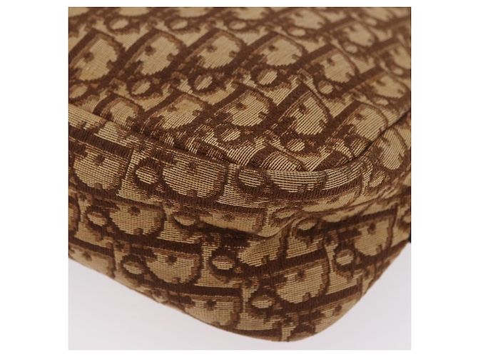 Christian Dior Trotter Canvas Shoulder Bag Beige Gold - vista 19