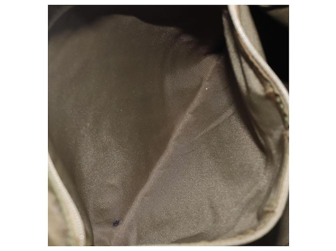 Christian Dior Trotter Canvas Shoulder Bag Green Silver - vista 26