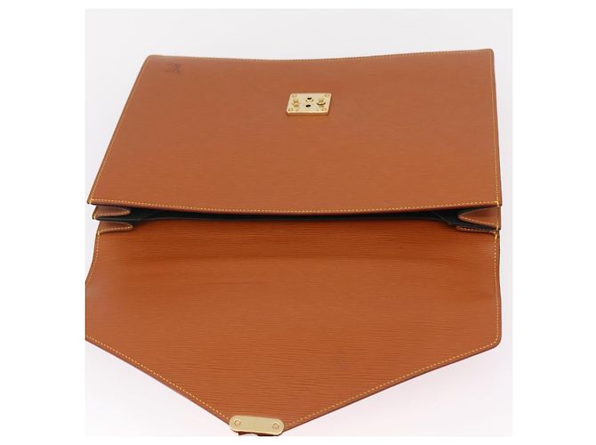 LOUIS VUITTON Epi Serviette Conseiller Briefcase Zipangu Gold M54428 - vista 21