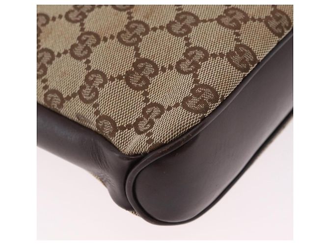 GUCCI GG Canvas Shoulder Bag Beige Gold 109106 - vista 19