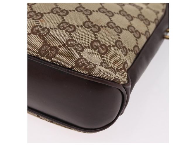 GUCCI GG Canvas Shoulder Bag Beige Gold 109106 - vista 20