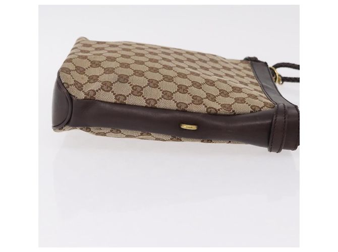 GUCCI GG Canvas Shoulder Bag Beige Gold 109106 - vista 5