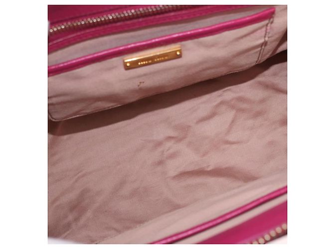 Miu Miu Hand Bag Leather 2way Pink Gold - vista 11