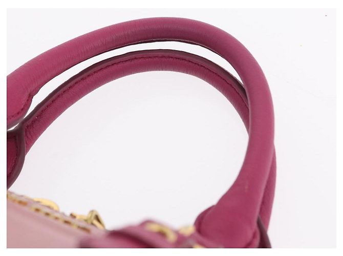 Miu Miu Hand Bag Leather 2way Pink Gold - vista 14