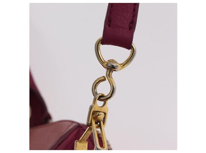 Miu Miu Hand Bag Leather 2way Pink Gold - vista 18