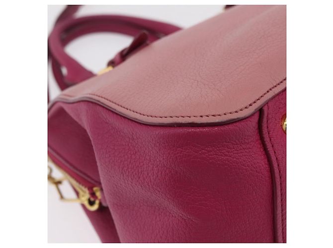 Miu Miu Hand Bag Leather 2way Pink Gold - vista 19