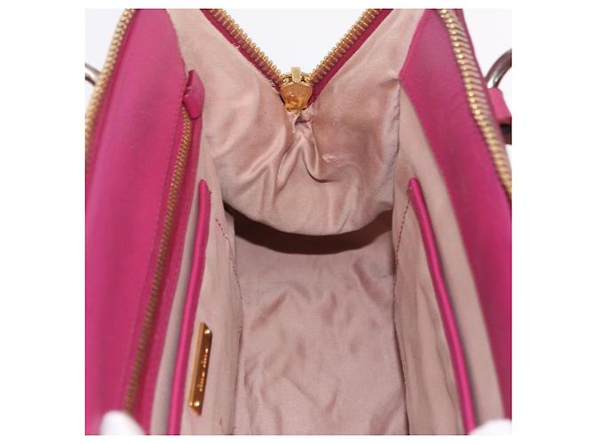 Miu Miu Hand Bag Leather 2way Pink Gold - vista 28