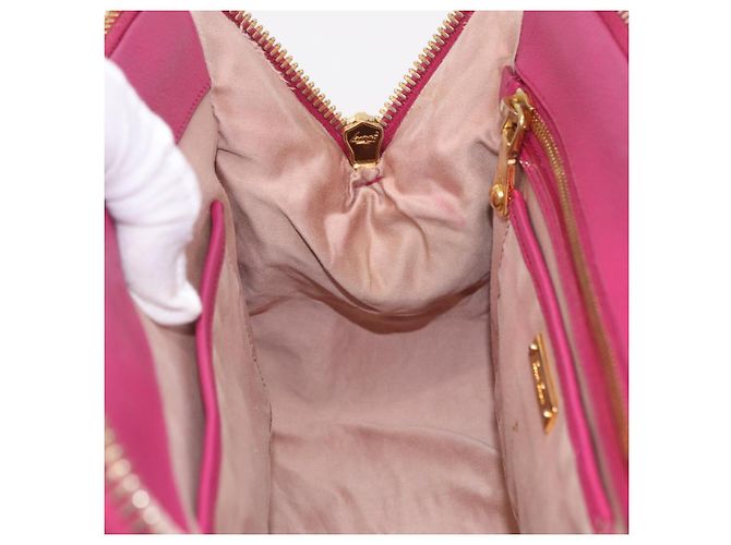 Miu Miu Hand Bag Leather 2way Pink Gold - vista 29
