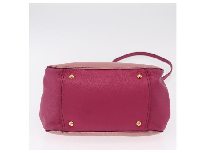 Miu Miu Hand Bag Leather 2way Pink Gold - vista 5