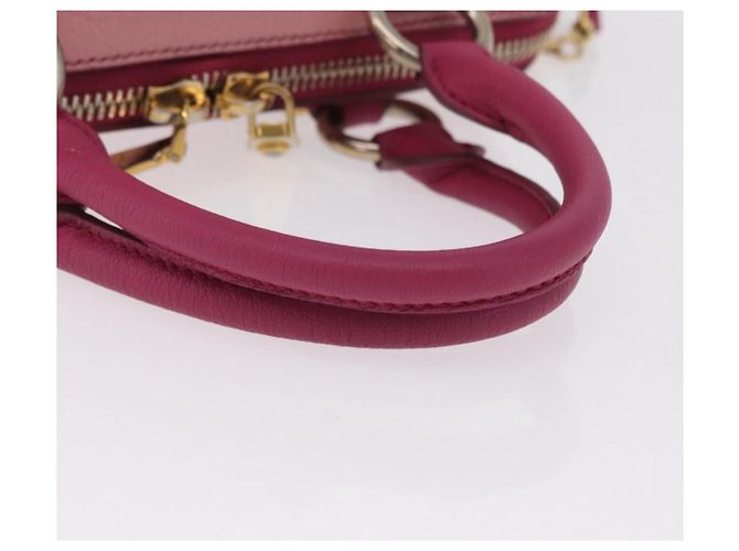 Miu Miu Hand Bag Leather 2way Pink Gold - vista 7