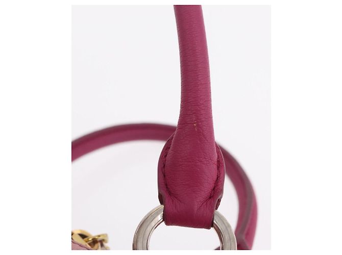 Miu Miu Hand Bag Leather 2way Pink Gold - vista 8