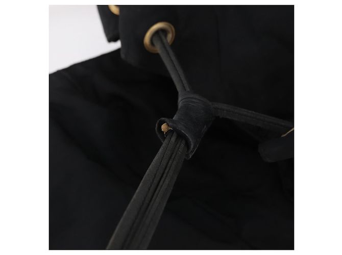 PRADA Backpack Nylon Black Gold - vista 10